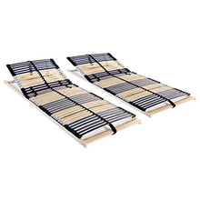 SKM Reti a Doghe 2 pz 7 Zone con 42 Doghe in Legno 80x200 cm (27kg)