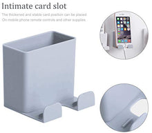 Miystn Porta Telecomandi da Parete, Portatelecomando da Parete, Supporto Telecomando Condizionatore, Supporto per Telefono Cellulare Supporto di Ricarica Impermeabile (6 Pezzi, Bianco, Beige e Grigio)