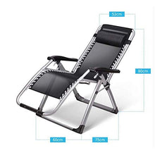 Generic Brands Comoda Sedia Zero Gravity Sedia a Dondolo Lazy Couch, Zero Gravity con Cuscino Traspirante Pieghevole Pausa Pranzo Letto per pisolino Balcone Schienale per Il Tempo Libero Cool Chair