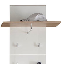 trendteam smart living Mobili, Legno, Bianco, 60 x 195 x 25 cm