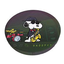 Copertura rotonda per sgabello da bar Snoopy per sedia, lavabile, elastica, per sgabello rotondo da 30,5 cm