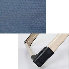 SHANCL 184CM Sedia da Spiaggia Pieghevole con Braccioli da Giardino Blu Reclinabile