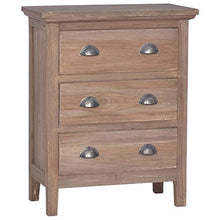 vidaXL - Sideboard mit 3 Schubladen 60x30x75 cm Teak Massivholz