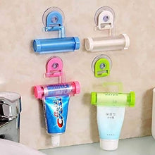Ruiqas - Spremiagrumi per dentifricio, da appendere, dispenser per dentifricio e dentifricio, con supporto a ventosa