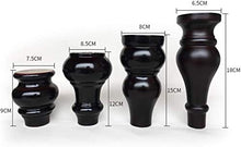 Solid Gambe europee legno Divano Tavola comodino Tavolino appoggio del piede accessori in legno - 4 pezzi