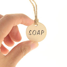 Cabilock 50 Pezzi Etichette per Vino in Legno Etichette per Bottiglie di Vino Decorative Etichette Regalo Rotonde per Decorazioni Fai-da-Te Decorazioni per Feste di Compleanno per Matrimoni (Beige)