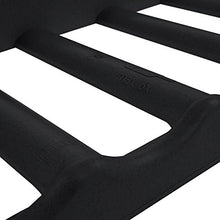 Mensola portabottiglie fino a 6 bottiglie, Impilabile, Plastica resistente (PP), 60 x 28 x 14 cm, Nero