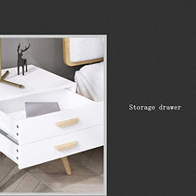 KSW_KKW Comodino Comodino, Elegante Assemblare Governo di immagazzinaggio Camera Comodino Doppio Armadio cassetto del Comodino, Mobili Fine Sedia