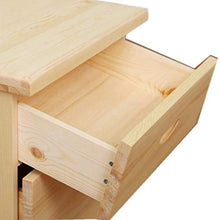 FEANG Comodino Lampada da Tavolo in Legno massello Multistrato Semplice e Moderno Comodino Pino armadietto di Protezione Ambientale Tavolino Laterale
