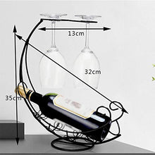Scaffale per bicchieri da vino, decorazione per vino, nave pirata e vino, da tavolo, adatto per ristoranti, bar, tavoli, cucine