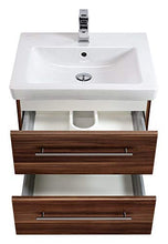 Mobile bagno con lavabo Villeroy & Boch Subway 2.0 60cm noce