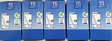 5 lampadine 15W E14 norme CE per lampade di sale frigo ecc