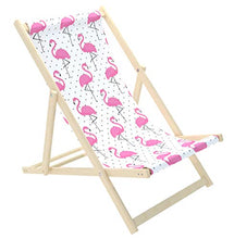 Novamat - Sedia a sdraio per bambini, in legno, pieghevole, da spiaggia, da giardino