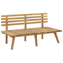 vidaXL Panca da Giardino con Cuscini 115 cm in Massello Acacia