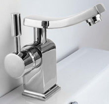 Bagno Lavabo Miscelatore Monocomando Rubinetto Mixer Moderno Cromo Girabile