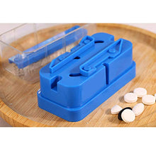 DOITOOL - Contenitore per pillole da viaggio, 1 pezzo, per tablet creativi, separatore per farmaci, in plastica, per adulti e bambini