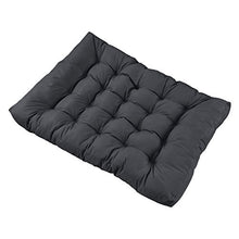 [en.casa] Cuscini per Paletta Euro-sofá tavolozze - Set di 5 - Cuscino Seduta + Cuscino Schienale [Grigio Scuro] Divano Paletta Euro-sofá in/Outdoor
