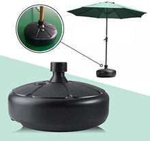 Okssud Base Rotonda per ombrellone in plastica,Portaombrelli Adatto per aste da 35-38 mm,per Esterni Terrazza