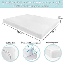 Sanitized® - Coprimaterasso impermeabile, 160 x 200 cm, con certificazione Öko-Tex