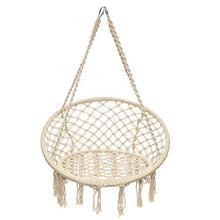 PIJN Amaca Sedile in Legno Intrecciata Ad Hammock A Maglia Amaca Portatile