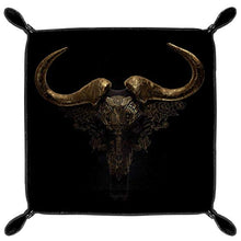 ASDFSD Golden Bull SkullStorage Box, scatola pieghevole per giocattoli, 20,5 x 20,5 cm