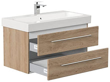 Mobile bagno con lavabo Geberit Icon 90cm rovere chiaro