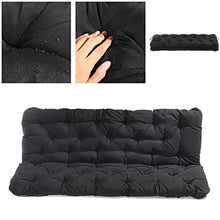 Apangpang - Cuscino per sedia a dondolo, morbido, traspirante, antiscivolo, 120 x 100 x 10 cm, cuscino in spugna, utilizzabile per giardino, terrazza, divano
