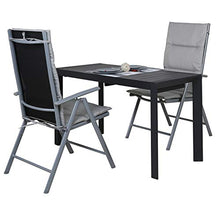Chicreat Sedia Pieghevole da Campeggio con Rivestimento, Set da 2, Argento/Grigio