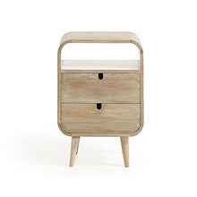 Kave Home - Comodino Georg in legno massello di mango