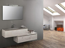 LINEA OGGI APENINO - Set di mobili da bagno contemporaneo effetto legno