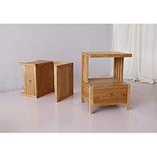 Comodini di Legno Solido Cassetone, Resistente, Adatto for Camera da Letto Soggiorno, Etc. (Color : B)