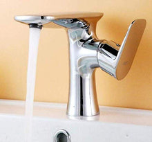 HYY-YY - Miscelatore per lavabo quadrato Innovationhot e freddo sotto il lavabo, in rame fine