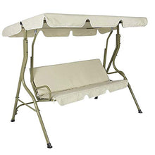Oumefar Telo Parasole Rigido per Parasole Telo Parasole 210D Tessuto Oxford Doppio per Balcone familiare(Beige)