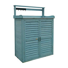 QILIN Armadietto Esterno, Scatola di Immagazzinaggio di Legno Dell'otturatore, Armadio Adatto per Attrezzi da Giardinaggio, Accessori per Piscina E Accessori da Giardino