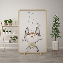 Room Screen Even Schermo divisorio Decorativo per Gatti, schermi protettivi viventi per la Privacy, Parete divisoria in Legno