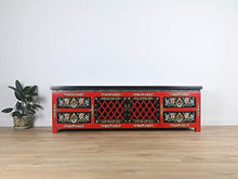Yajutang Credenza in stile tibetano, realizzata a mano e dipinta a mano