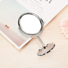 PRENKIN 2pcs 360 Gradi di Rotazione HD Double Sided Trucco Desktop Mirror in Acciaio Inox a Specchio ingranditore