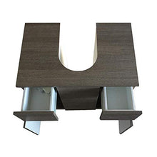 COPRICOLONNA LAVABO BAGNO 2 ANTE E 2 CASSETTI LARICE GRIGIO SAVINI