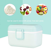 SALUTUYA Leggero e Portatile, Contenitore Portatile, per conservare Latte in Polvere, Frutta e Caramelle, Contenitore per Latte in Polvere(Green)