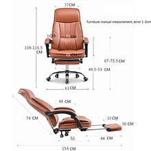 Sedia Gaming Ufficio da Scrivania con Massaggio Poltrona Ergonomica Sedie da Gaming Girevole con Rotelle, Altezza Regolabile e Supporto Lombare,Marrone