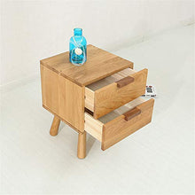 Comodino Comodino moderno in legno massello di rovere puro nordico Mobili camera da letto moderna Armadietto laterale semplice Due secchi Armadietti di pompaggio Tavolino multiuso tavolini set comodin