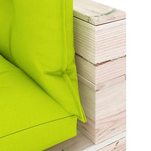 vidaXL Divano da Giardino Pallet 2 Posti con Cuscini in Legno di Pino