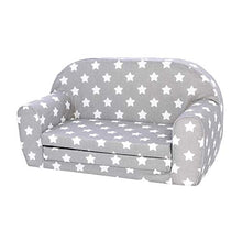 KNORRTOYS.COM Knorrtoys 68441-Kindersofa-Stars White Divano per Bambini