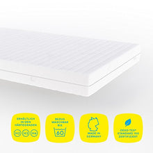 Hilding Sweden Espuma cómoda (RG32) en colchón de 7 zonas blanco / de resistencia media para todo tipo de sueño (H3) / 200 x 100 x 21 cm Materasso in schiuma fredda
