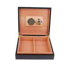 ZLMMY Con Pannello Frontale Digitale igrometro e umidificatore Cigar Humidor - di Alta qualità Cedar Cigar Idratante