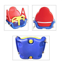 Alavo Tre in Un Basket Addensato da Cesto Appeso, Sedia a Sospensione per Bambini Interni per Bambini,Red Yellow Blue