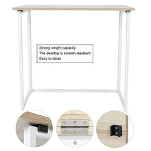 AWJ Tavolo Pieghevole per Computer, scrivania per Computer da Ufficio Supporto per PC Portatile Notebook Tavolo da scrivania Scrivania da Studio per Studenti, 80 x 74 x