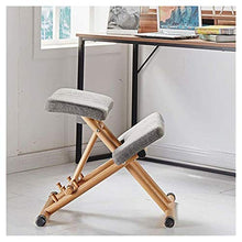 CFJJOAT Sedia in Ginocchio Sedia ergonomica Sedia per Computer Aiuta a ridurre Il Dolore Lombare ? Sedie in Ginocchio con Spugna Alta Elastica Sedie da Ufficio ? Migliora Postur