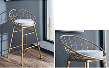 Kronleuchter Sedia da Bar Golden Home Sgabello Alto Sedia da Bar Dimensioni: 95x75x48cm