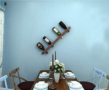 Classico Wine Rack Solid semplice legno Wallmounted e Moderna Grana del legno è chiaro, fermo e stabile, non deformati, durevole, e largamente usato.8 bottiglie di vino rosso e 8 Coppe può essere coll